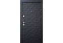Входные Двери Онтарио софт черный/белый супермат Qdoors