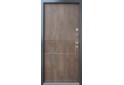 Входные Двери Сопрано-М спил дерева коньячный Qdoors